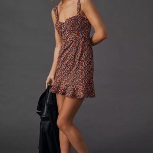 NWT Anthropologie Hutch Ditsy Floral Corset Mini Dress